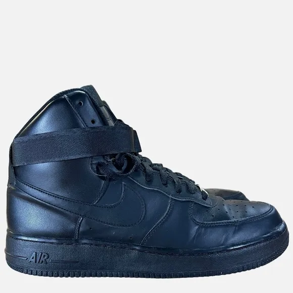 Nike Air Force 1 High ‘07 Mens Size 11 Shoes Sneakers Triple Black 315121-032