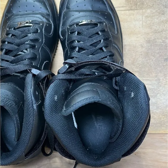 Nike Air Force 1 High ‘07 Mens Size 11 Shoes Sneakers Triple Black 315121-032