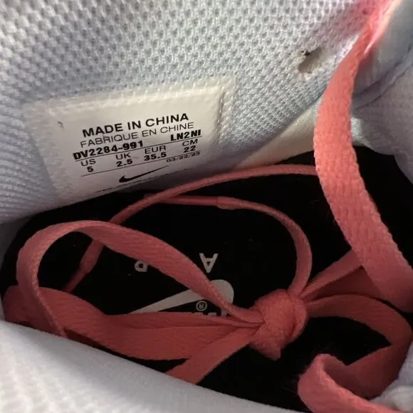 Nike Air Force 1 High By You Women’s Size 5 Pink Blue White Shoes Sneakers