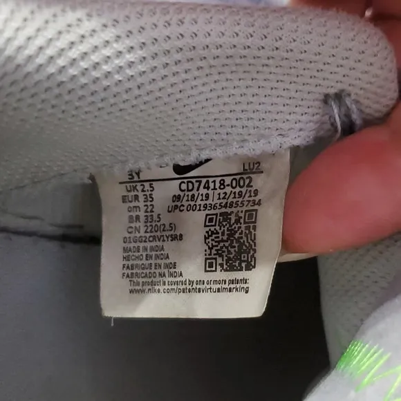 Nike Air Force 1 Kids Sneakers Shoes 3Y