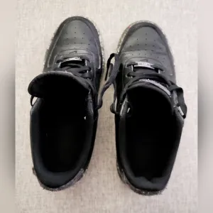 Nike Air Force 1 KSA GS Black Recycled Retro Size 6Y = Mens 6 Womens 7.5