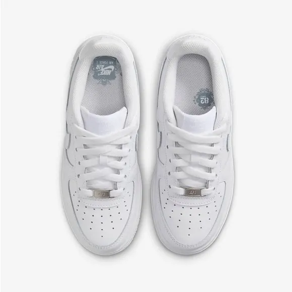 Nike Air Force 1 LE Big Kids' Shoes | Color: Triple White | NEW/NIB!!👟