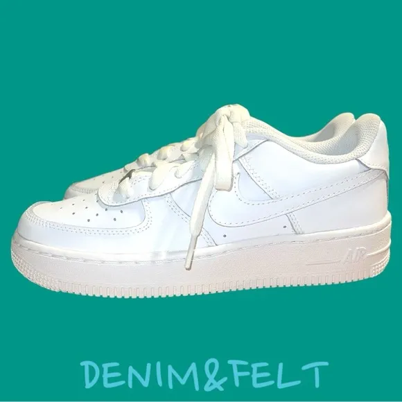 Nike Air Force 1 LE Big Kids' Shoes | Color: Triple White | NEW/NIB!!👟