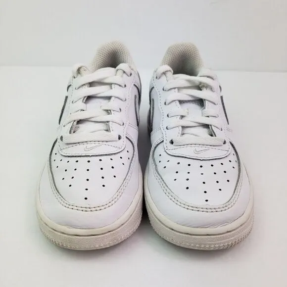 Nike Air Force 1 LE Low Kids Size 11c Triple White Sneaker Shoes DH2925-111
