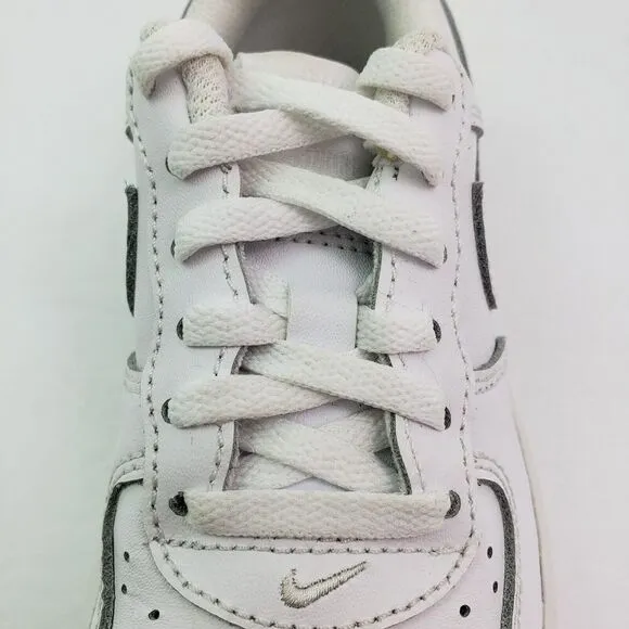 Nike Air Force 1 LE Low Kids Size 11c Triple White Sneaker Shoes DH2925-111