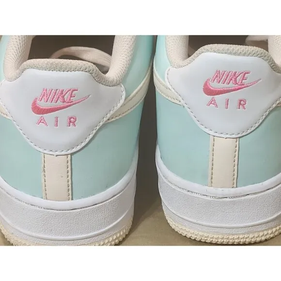 NIKE Air Force 1 Low Emerald Rise Guava Ice Green/Beige youth size 7y No Box