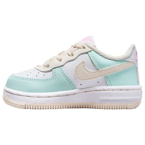 Nike Air Force 1 Low Emerald Rise/White/Guava Ice Size 4c EUC