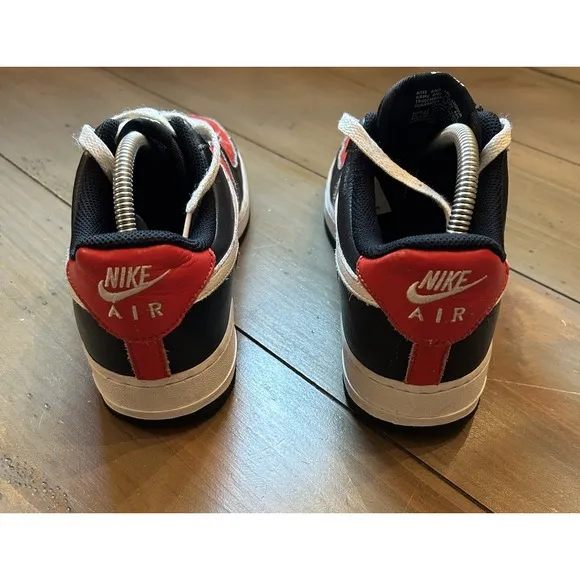 Nike Air Force 1 Low Nike ID Mens Red Black - Size 8.5 UGA Georgia Bulldogs