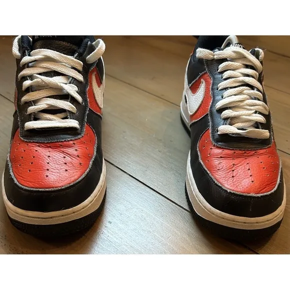 Nike Air Force 1 Low Nike ID Mens Red Black - Size 8.5 UGA Georgia Bulldogs