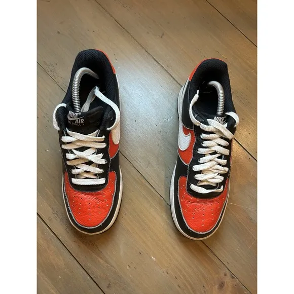 Nike Air Force 1 Low Nike ID Mens Red Black - Size 8.5 UGA Georgia Bulldogs