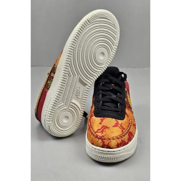Nike Air Force 1 Low Sneakers GS 6.5Y, Womens 8 &quot;Chinese New‎ Year&quot; AV5167-600