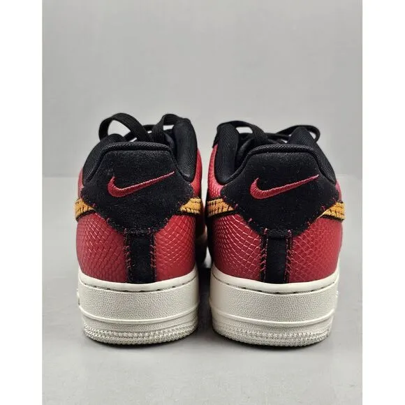 Nike Air Force 1 Low Sneakers GS 6.5Y, Womens 8 &quot;Chinese New‎ Year&quot; AV5167-600