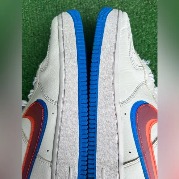 Nike Air Force 1 LV8 GS Offset Swoosh White Red Blue DX1787-100 5.5Y Women’s 7