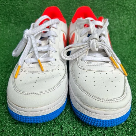 Nike Air Force 1 LV8 GS Offset Swoosh White Red Blue DX1787-100 5.5Y Women’s 7