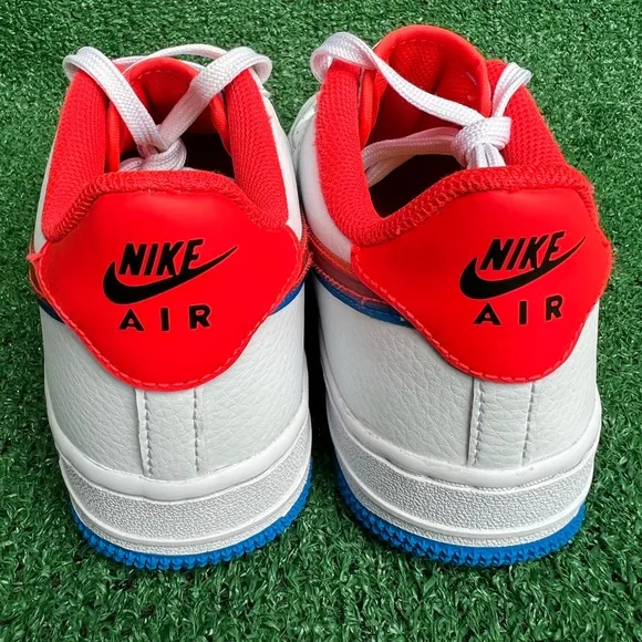 Nike Air Force 1 LV8 GS Offset Swoosh White Red Blue DX1787-100 5.5Y Women’s 7