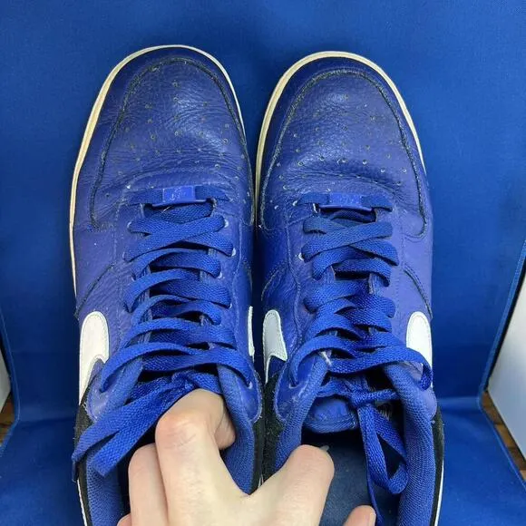 Nike Air Force 1 Sneakers - Blue &amp; Black - Classic 11.5