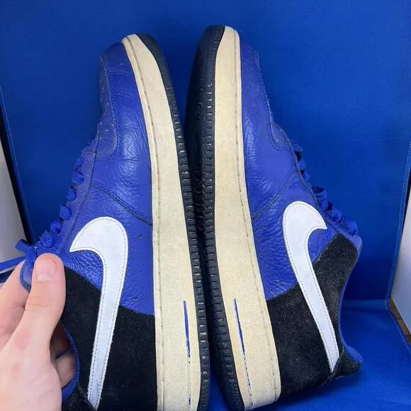 Nike Air Force 1 Sneakers - Blue &amp; Black - Classic 11.5
