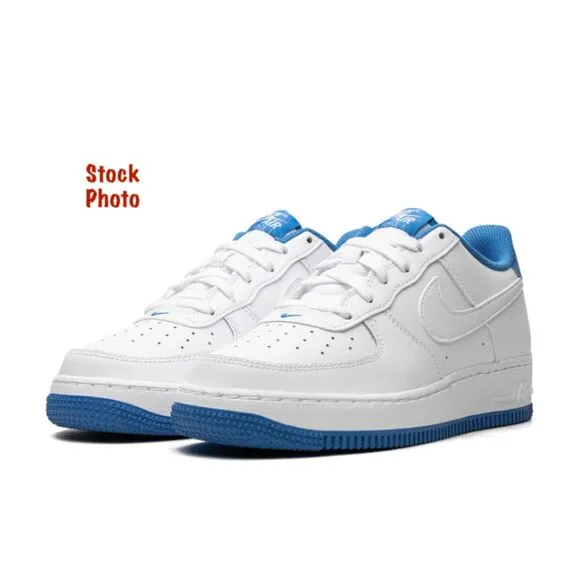 Nike Air Force 1 sneakers Low ESS GS Youth 6 Blue white shoes lace up DV1331