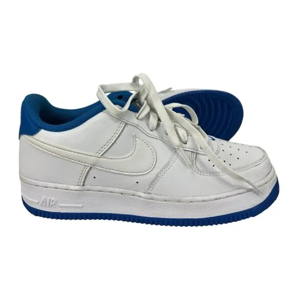 Nike Air Force 1 sneakers Low ESS GS Youth 6 Blue white shoes lace up DV1331