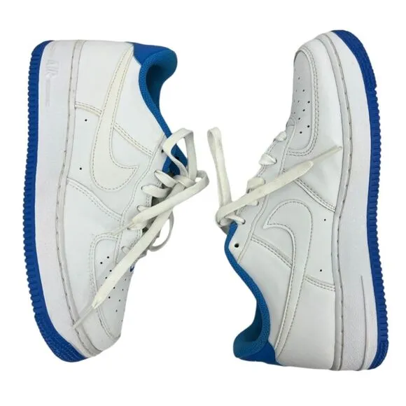 Nike Air Force 1 sneakers Low ESS GS Youth 6 Blue white shoes lace up DV1331