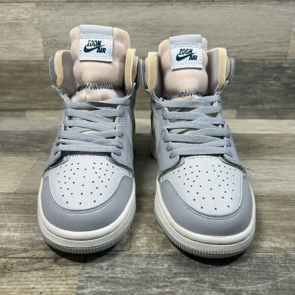 Nike Air Jordan 1 High CMFT London Men's 7.5 Gray White Shoes DH4268-001