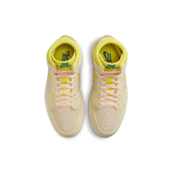 Nike Air Jordan 1 High Zoom CMFT 2 DV1305-800 Women 9.5 Citron Tint Shoes TF2195