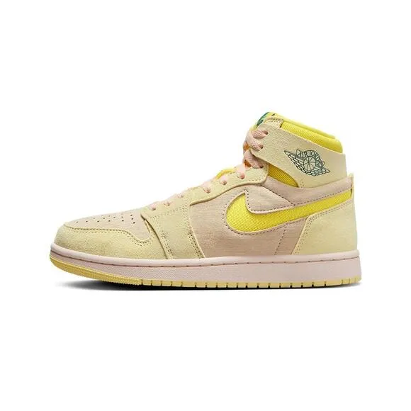 Nike Air Jordan 1 High Zoom CMFT 2 DV1305-800 Women 9.5 Citron Tint Shoes TF2195