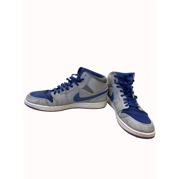 Nike Air Jordan 1 Matte silver laser purple men’s basketball shoes sneakers size
