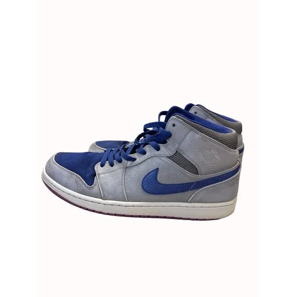 Nike Air Jordan 1 Matte silver laser purple men’s basketball shoes sneakers size