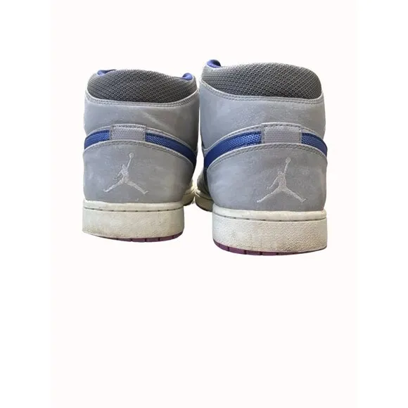 Nike Air Jordan 1 Matte silver laser purple men’s basketball shoes sneakers size