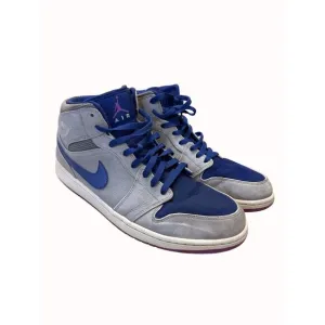 Nike Air Jordan 1 Matte silver laser purple men’s basketball shoes sneakers size