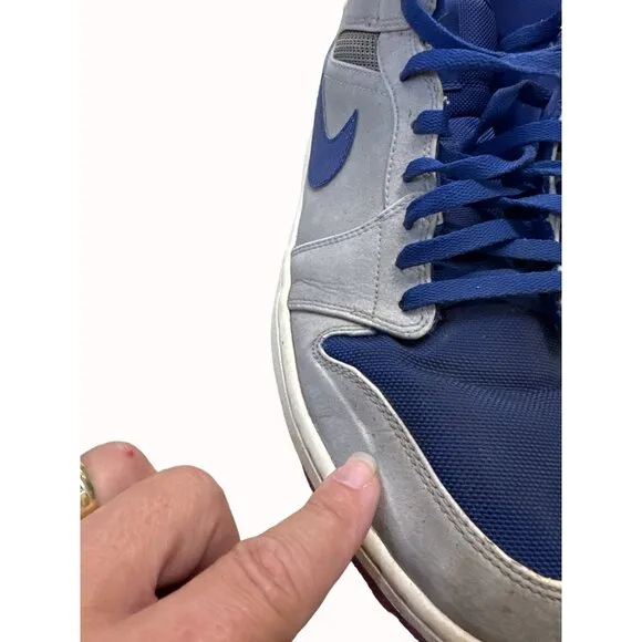 Nike Air Jordan 1 Matte silver laser purple men’s basketball shoes sneakers size
