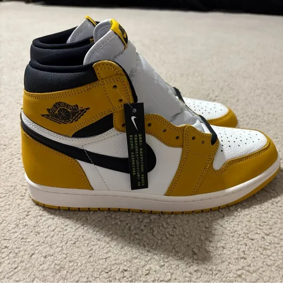 Nike Air Jordan 1 Men’s Size 11 Retro High OG Yellow Ochre DZ5485-701 Sneakers