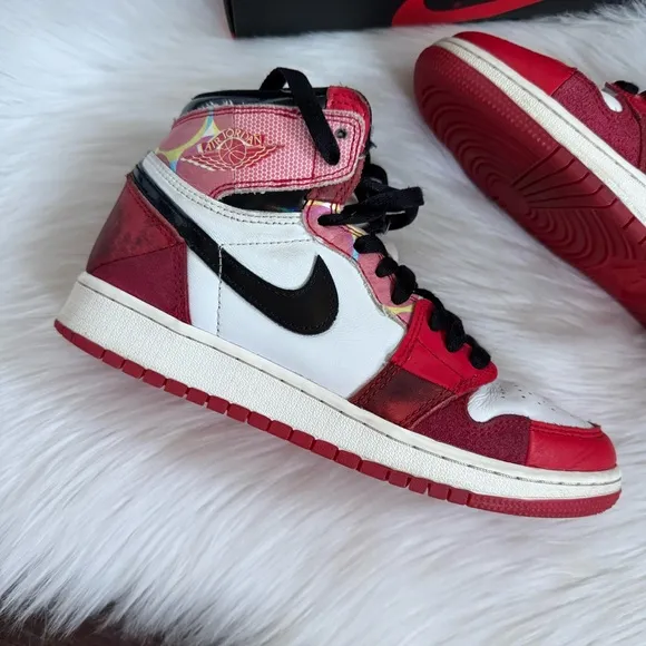 Nike Air Jordan 1 Retro High OG Next Chapter Spider-Man Shoes 4.5Y