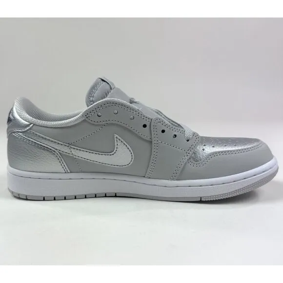 Nike Air Jordan 1 Retro Low OG Men Neutral Gray Silver Shoes Sneakers CZ0790-002