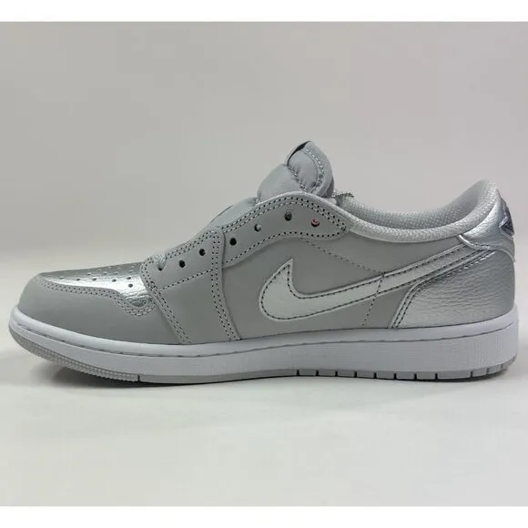 Nike Air Jordan 1 Retro Low OG Men Neutral Gray Silver Shoes Sneakers CZ0790-002