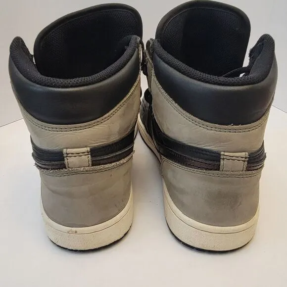 Nike Air Jordan 1 Retro Mens Sneaker OG Black Gray High Patina Sz 9 Shoe 9/30/20