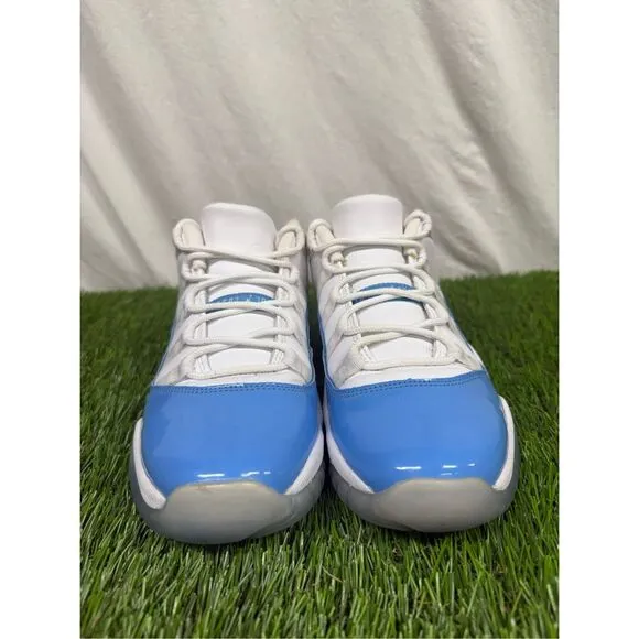 Nike Air Jordan 11 Retro Low White University Blue UNC 528896-106 Size 6.5Y
