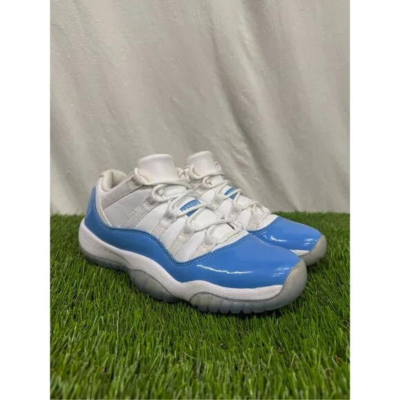 Nike Air Jordan 11 Retro Low White University Blue UNC 528896-106 Size 6.5Y