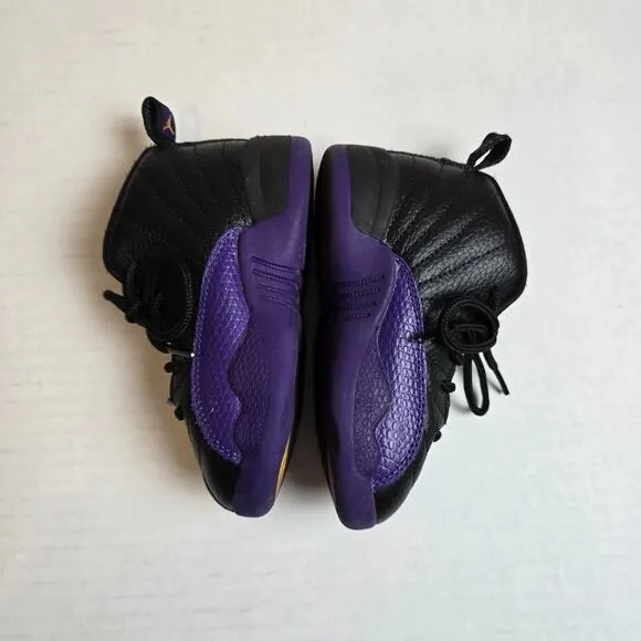 Nike Air Jordan 12 XII Retro TD Toddler Shoes 8C Field Purple Black 850000-057