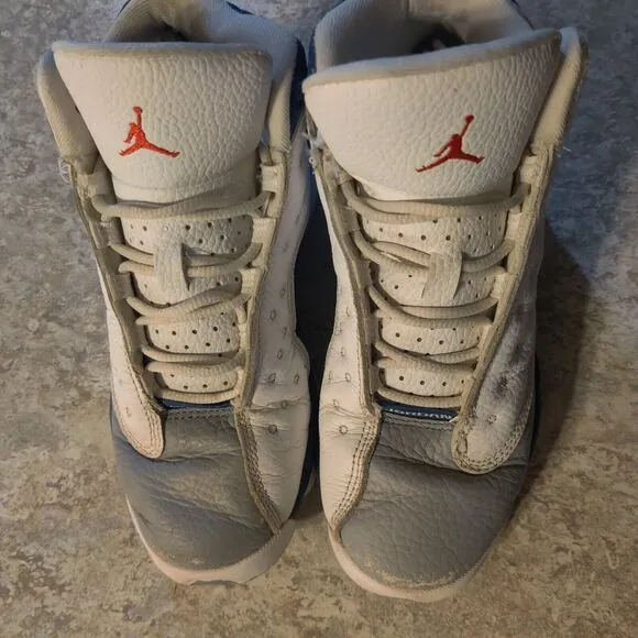 Nike Air Jordan 13 Retro Boys Gray Athletic Shoes Sneakers DJ3003-164 Size 4.5Y