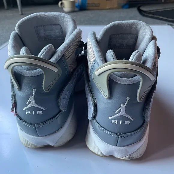 Nike Air Jordan 6 Rings Cool Grey/White Basketball Shoes 323419-016 sz 6…