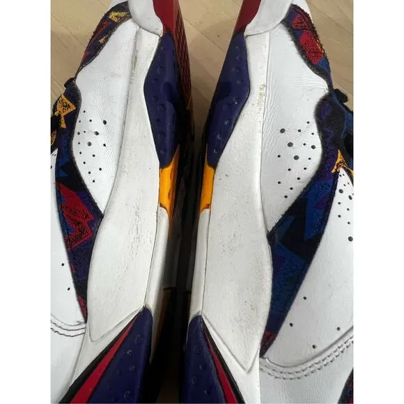 Nike Air Jordan 7 Retro BG Shoes Size 6Y Nothing But Net Ugly Sweater 304774-142