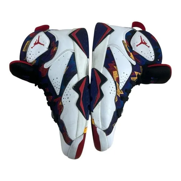 Nike Air Jordan 7 Retro BG Shoes Size 6Y Nothing But Net Ugly Sweater 304774-142