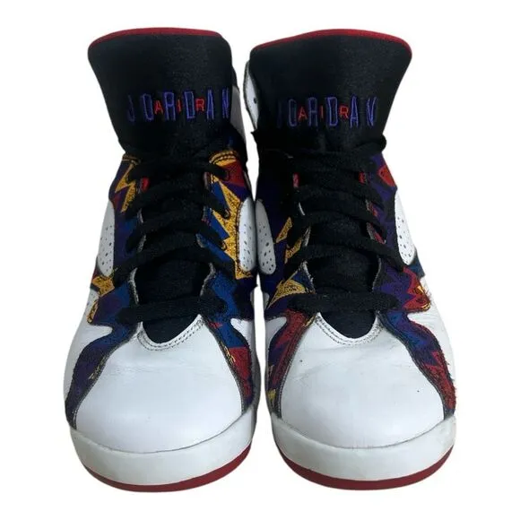 Nike Air Jordan 7 Retro BG Shoes Size 6Y Nothing But Net Ugly Sweater 304774-142