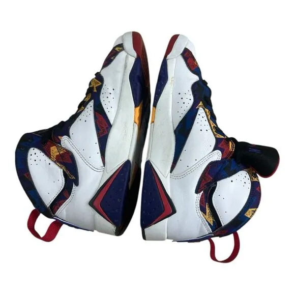 Nike Air Jordan 7 Retro BG Shoes Size 6Y Nothing But Net Ugly Sweater 304774-142