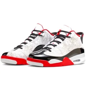 Nike Air Jordan DUB Zero DV1360-160 White / Fire Red /‎ Black - EXCELLENT