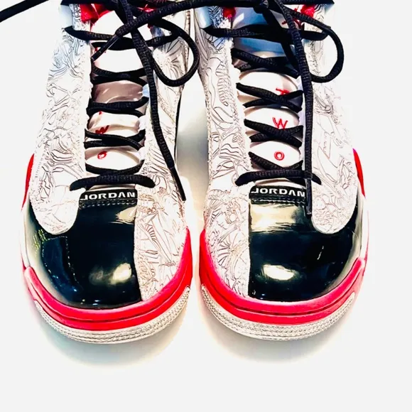 Nike Air Jordan DUB Zero DV1360-160 White / Fire Red /‎ Black - EXCELLENT