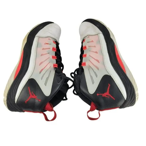 Nike Air Jordan Prime.Fly 2 Infrared 23 Mens 10 Shoes White Black Red 654287-123