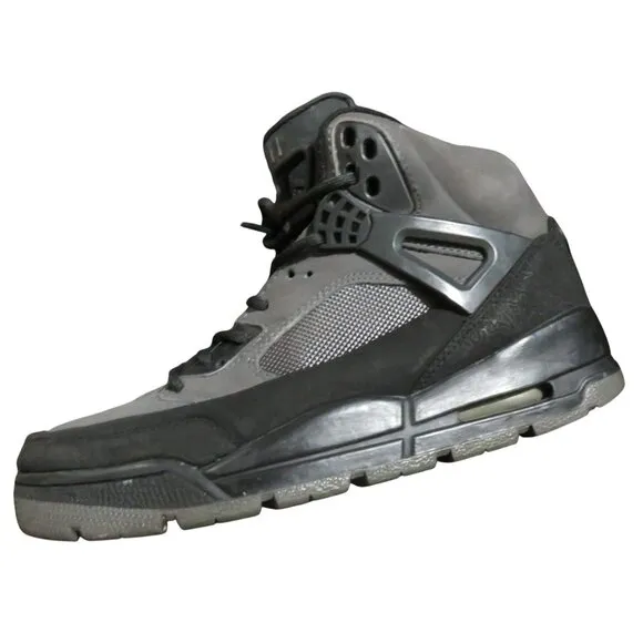 Nike Air Jordan Spizike Winterized Boot Trainers Black on Black Boys 6.5Y